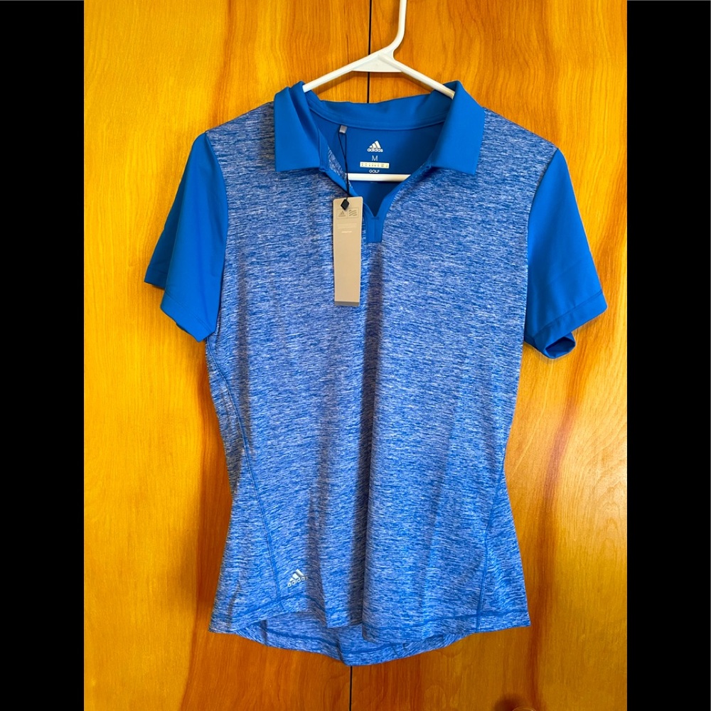 Adidas Heather Block Golf Polo